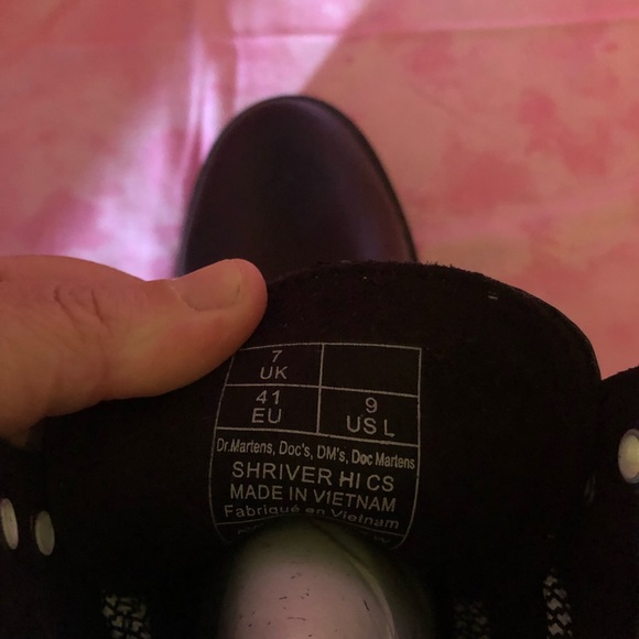 🌟Dr. Martens!! Shriver high contrast Sz 9 Rare! Sold out everywhere! NEW in box - Picture 7 of 11
